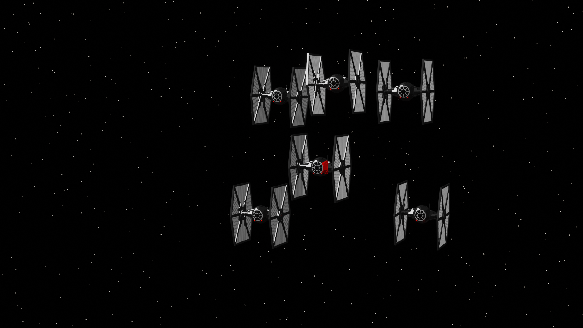 Tie Fighter (cartoon shaded) preview image 2
